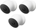 Front. Google - Nest Cam 3 Pack Indoor/Outdoor Wire Free Security Cameras - Snow.