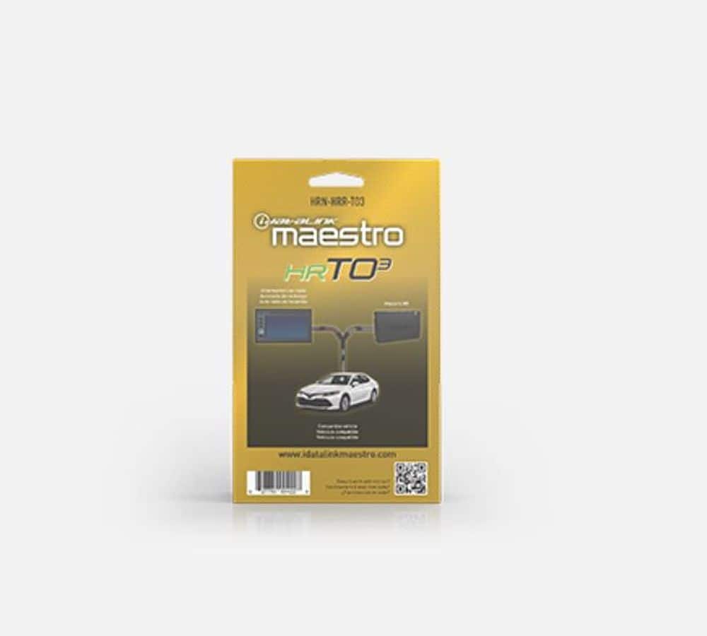 Angle. Maestro - Wriring T-Harness for 2018+ Toyota Vehicles with HU Connectors - Black.