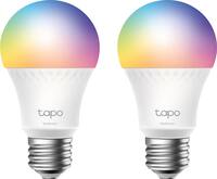 TP-Link - Tapo A19 Smart Wi-Fi LED Bulb (2-Pack) - Multicolor - Front_Zoom