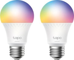 TP-Link - Tapo E26 Wi-Fi Smart LED Bulb (2-Pack) - Multicolor - Front_Zoom