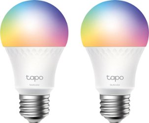 TP-Link - Tapo A19 Smart Wi-Fi LED Bulb (2-Pack) - Multicolor - Front_Zoom