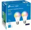 tp-link tapo Smart Wi-Fi Light Bulb, Multicolor 2 Pack - Millions of Colors, 2500-6500K Cool Light, Warm Light, 75 W Equivalent Brightness, 1100 lumens, Estimated Energy Cost $1.14 per year.