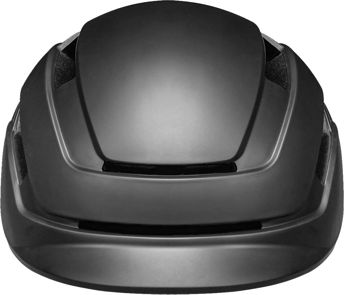 Angle. NIU - Electric Scooter Helmet with LED Light - Black.