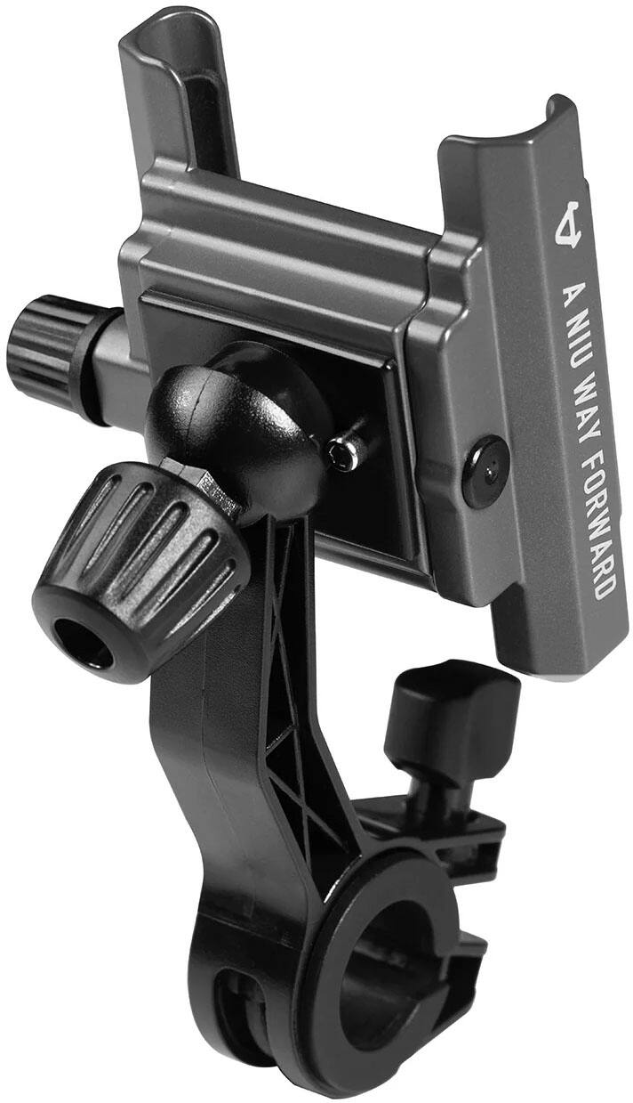 Angle. NIU - 360 Degree Rotation Phone Holder for Most Cell Phones - Black.