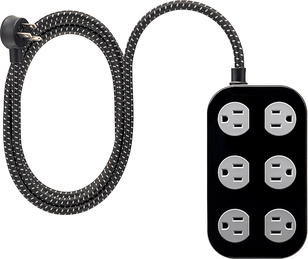 12 Outlet Surge Protector with Coax Protection, 8ft Cord