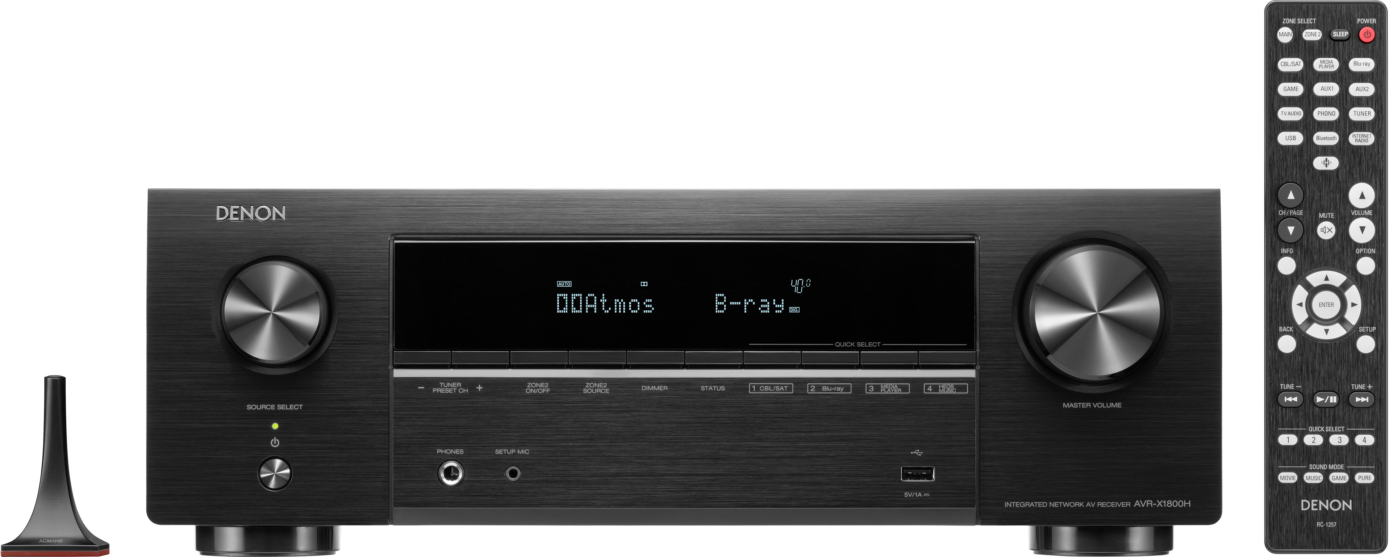 Denon introduces AVR-X1800H 8K AV Receiver - Alpha Audio