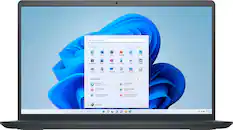 Front. Dell - Inspiron 15 3535 Touch Laptop - AMD Ryzen 5 - AMD Radeon - 8GB Memory - 512GB SSD - Carbon Black.