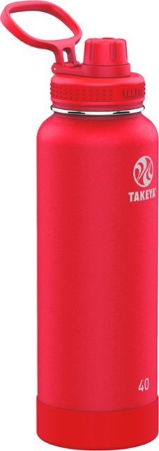 ThermoFlask 22 oz Insulated Stainless Steel Straw Water Bottle, Canary 