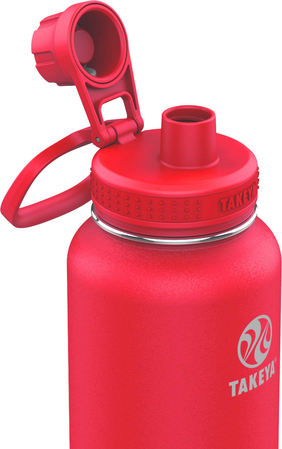 Alt View 11. Takeya - Actives 40oz Spout Bottle - Watermelon.