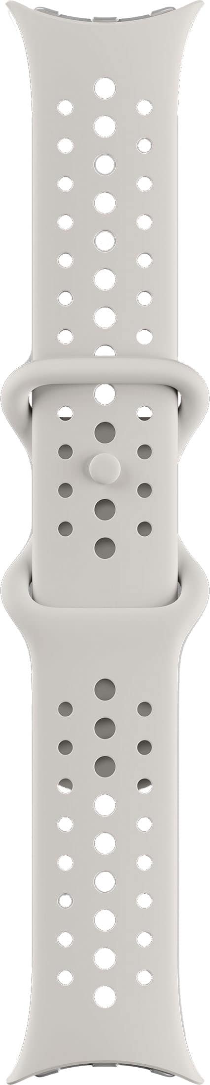 Angle. Google - Pixel Watch Active Sport Band - Large - Porcelain.