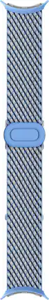 Angle. Google - Pixel Watch 2 Woven Band - Bay.