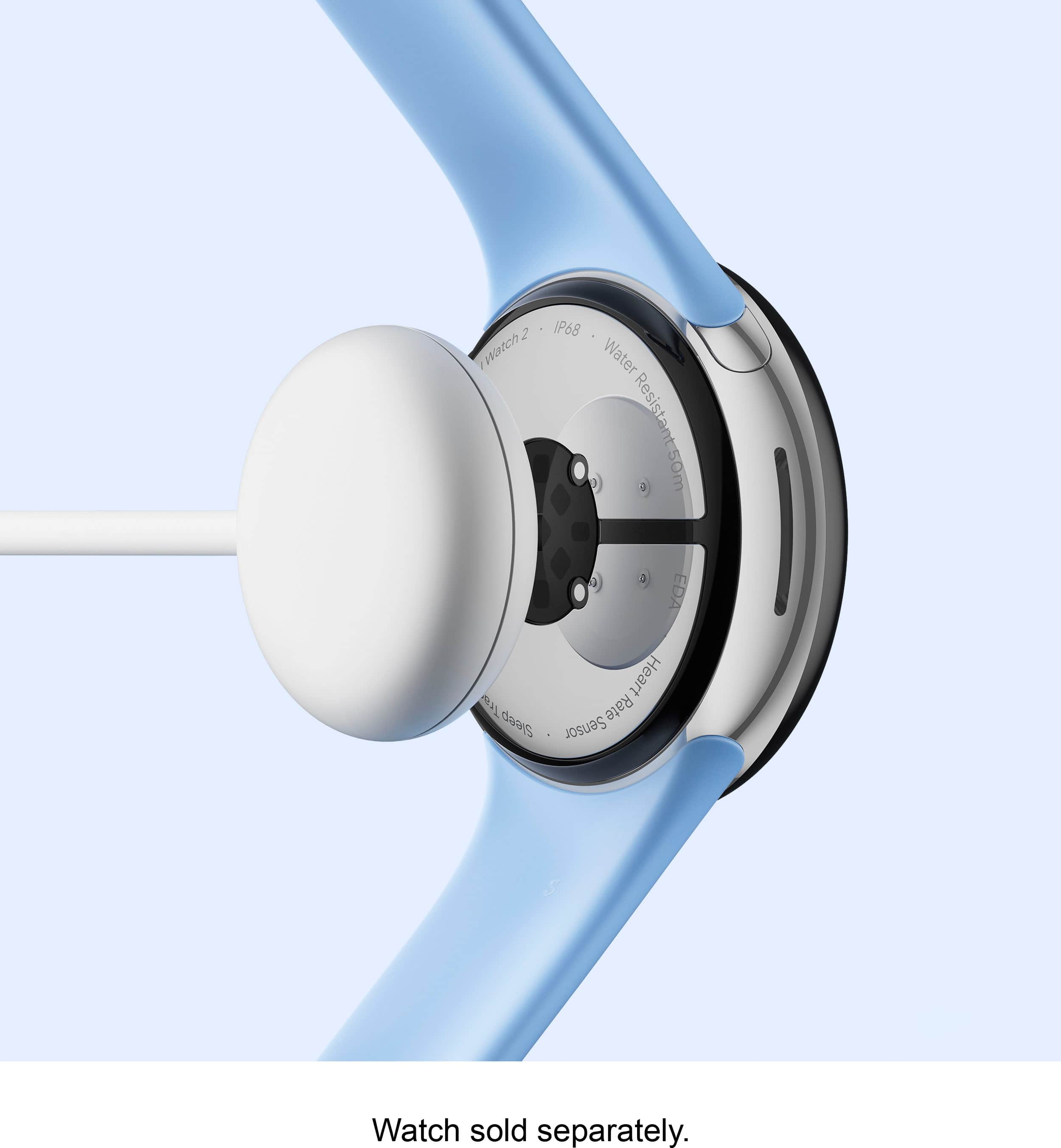 Alt View 11. Google - Pixel Watch 2 USB-C Fast Charging Cable - White.