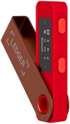 Ledger - Nano S Plus Crypto Hardware Wallet - Ruby Red - Front_Zoom