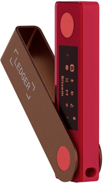Ledger Nano X Crypto Hardware Wallet Ruby Red NX Ruby Red Best Buy