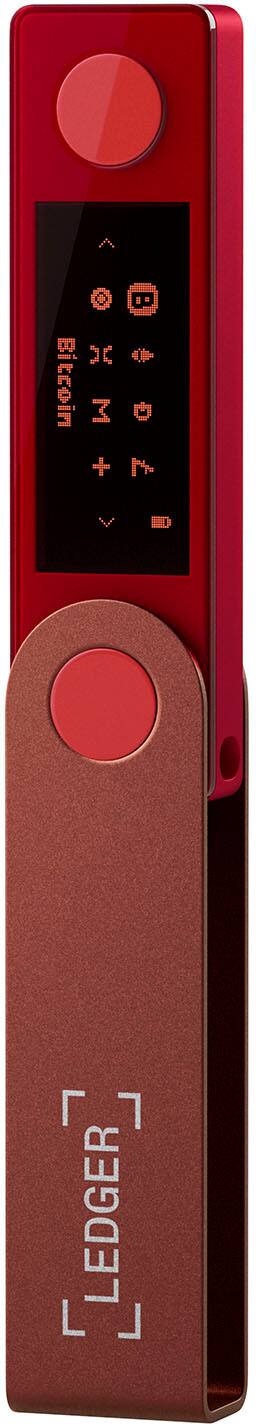 Alt View 13. Ledger - Nano X Crypto Hardware Wallet - Ruby Red.