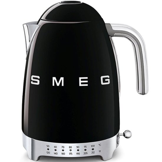 Front Zoom. SMEG - KLF04 7-Cup Variable Temperature Kettle - Black.