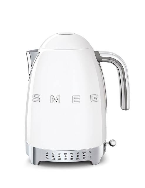 SMEG KLF04 7 Cup Variable Temperature Kettle White KLF04WHUS