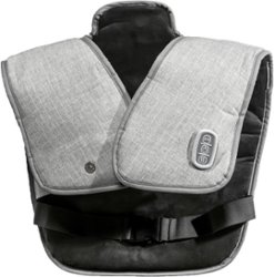 Sharper Image - Pain Relief Wrap Neck Heated - Grey Thatch - Front_Zoom