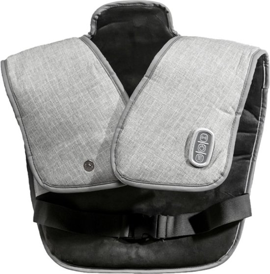 Sharper Image Heated Neck Back Massager Weighted Wrap Gray 1015847 - Best  Buy