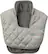 Angle. Sharper Image - Heated Neck Back Massager Weighted Wrap - Gray.