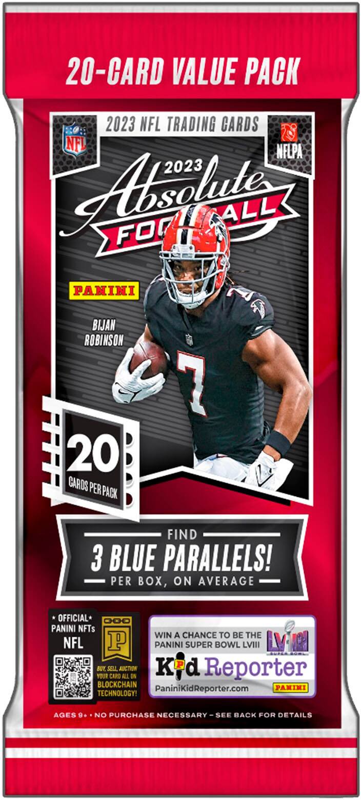 Front. Panini - 2023 Panini Absolute Football Fat Pack.