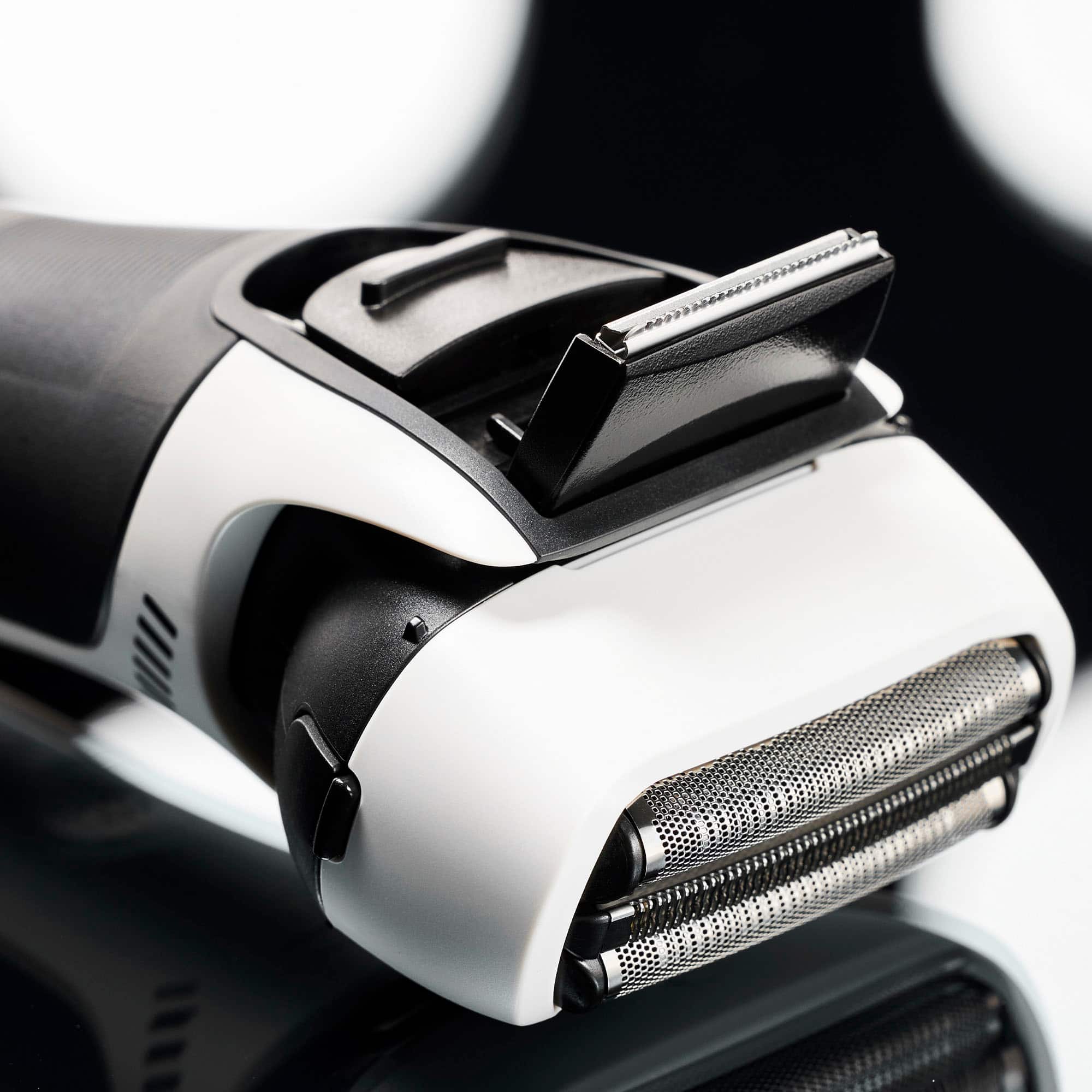 Alt View 14. Panasonic - Star Wars Stormtrooper Wet/Dry Electric Shaver with 3-Blade Cutting System and Beard Sensor - white/black.