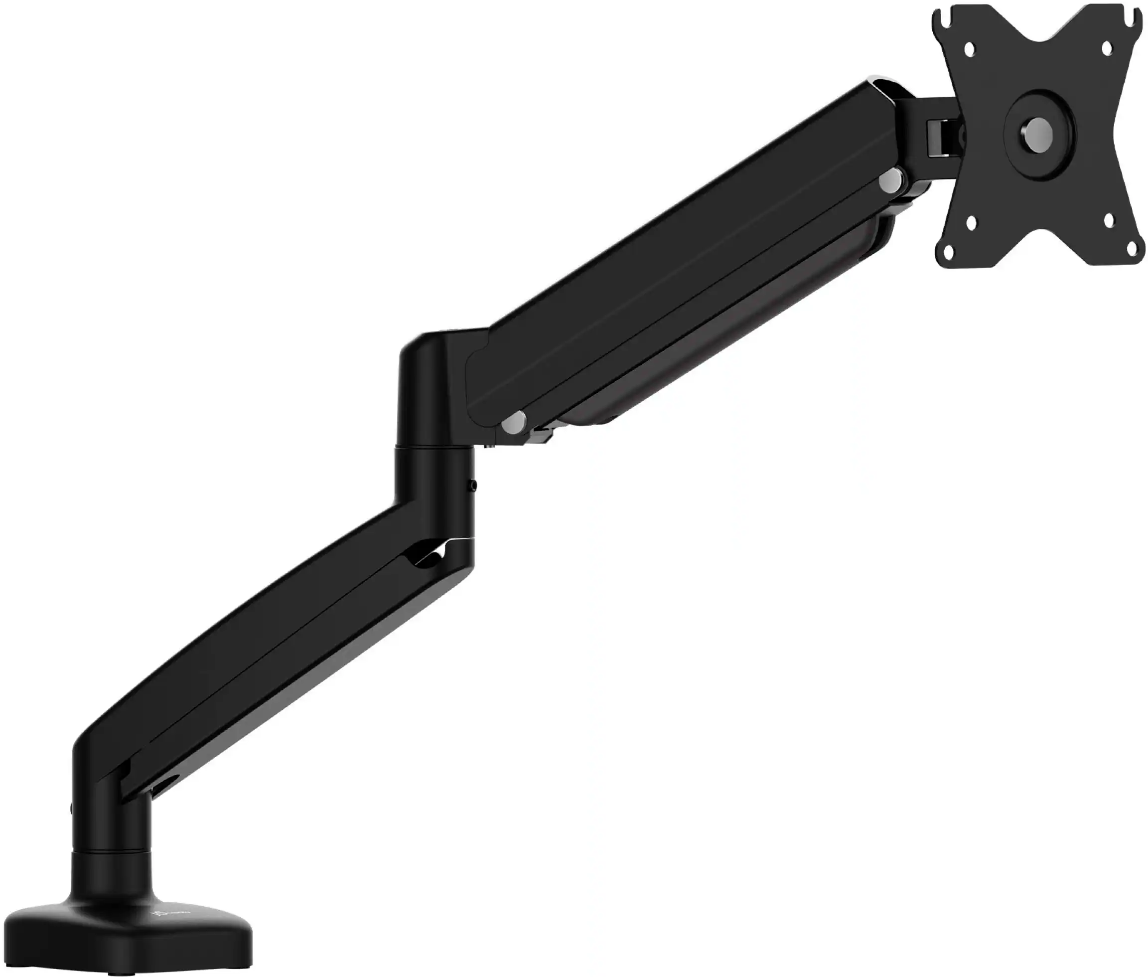 Front. j5create - Ergonomic Monitor Desk Mount for Most 17” -32” Monitors - Black.
