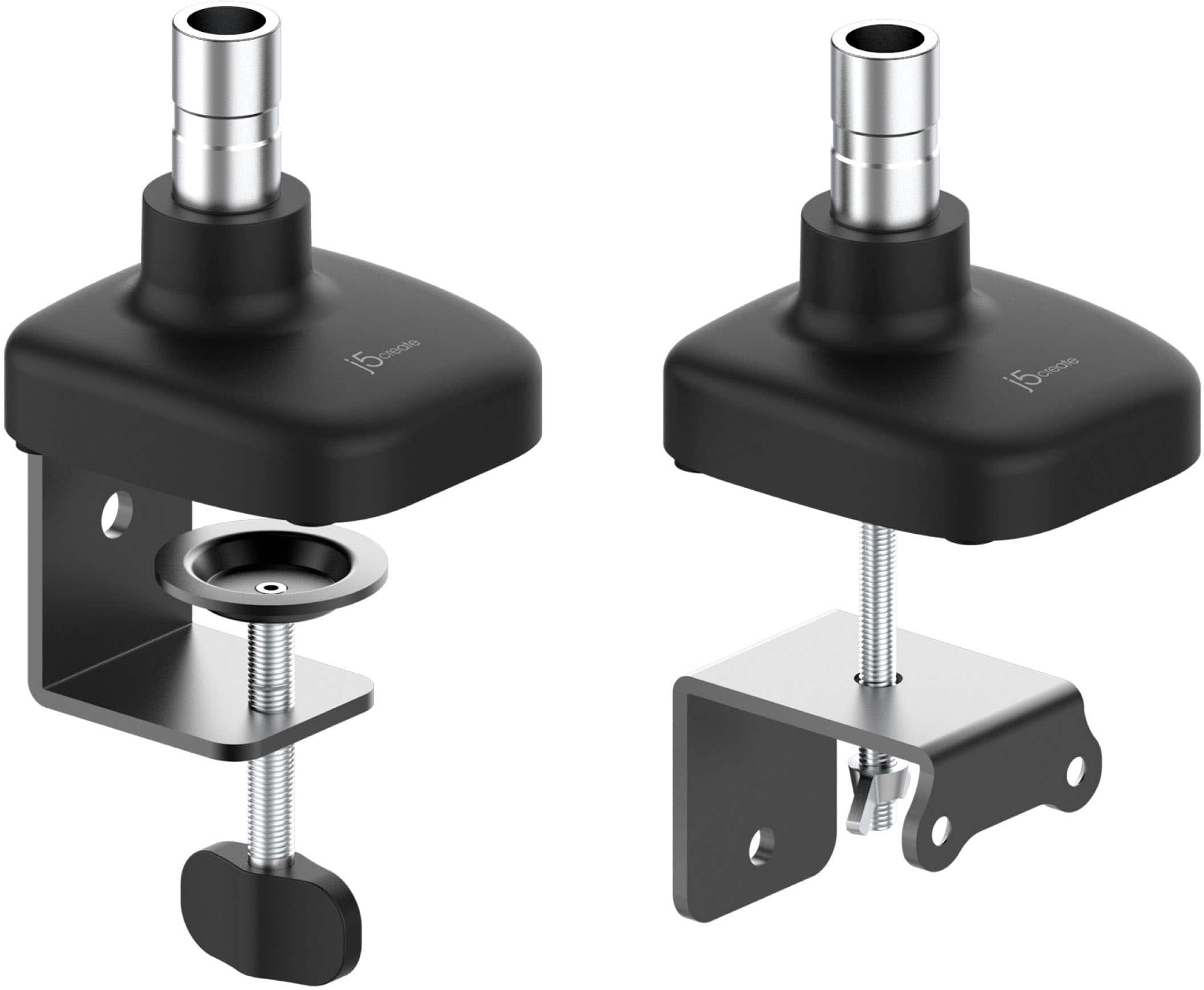 Alt View 1. j5create - Ergonomic Monitor Desk Mount for Most 17” -32” Monitors - Black.