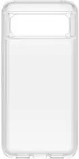 Front. OtterBox - Symmetry Series Hard Shell for Google Pixel 8 - Clear.