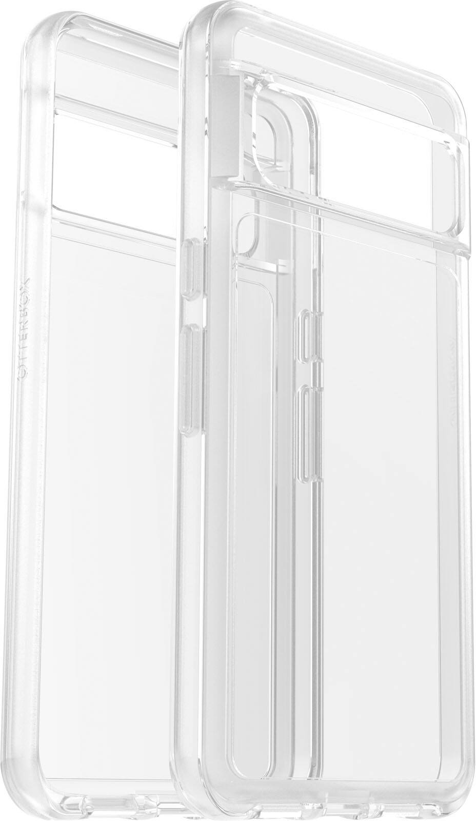 Left. OtterBox - Symmetry Series Hard Shell for Google Pixel 8 Pro - Clear.
