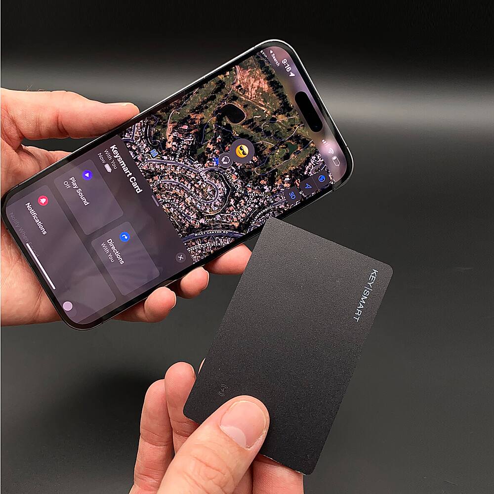 Alt View 15. KeySmart - SmartCard Bluetooth Item and Wallet Tracker, Finder and Locater - Black.