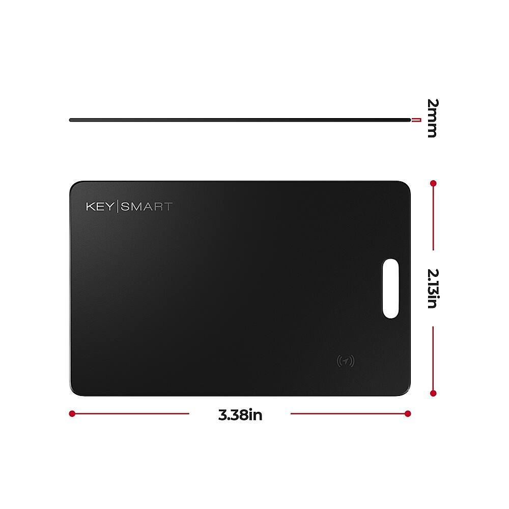 Alt View 16. KeySmart - SmartCard Bluetooth Item and Wallet Tracker, Finder and Locater - Black.