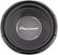 Front. Pioneer - 12" Subwoofer with IMPP™ Cone with 1400 Watts Max. Power - Black.