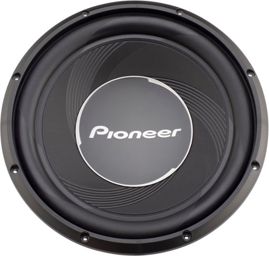 Front. Pioneer - 12" Subwoofer with IMPP™ Cone with 1400 Watts Max. Power - Black.