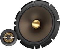 Pioneer - 6-1/2" Component Car Speakers Aramid Fiber-reinforced IMPP cone (Pair) - Black - Front_Zoom
