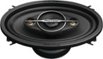 Pioneer - 4" x 6" 4-Way Car Speakers Carbon/Mica-reinforced IMPP cone (Pair) - Black