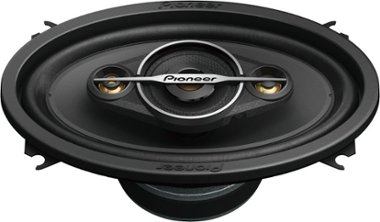 Pioneer - 4" x 6" 4-Way Car Speakers Carbon/Mica-reinforced IMPP cone (Pair) - Black - Front_Zoom