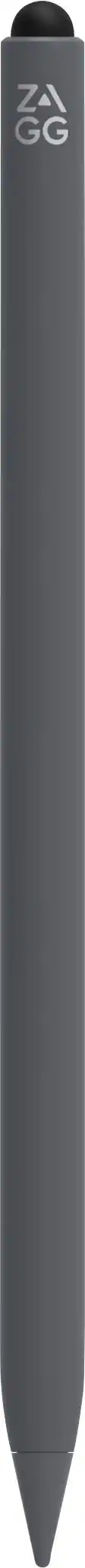 ZAGG - Pro Stylus 2 Active, Dual-Tip Pencil Stylus with Wireless Charging - Gray