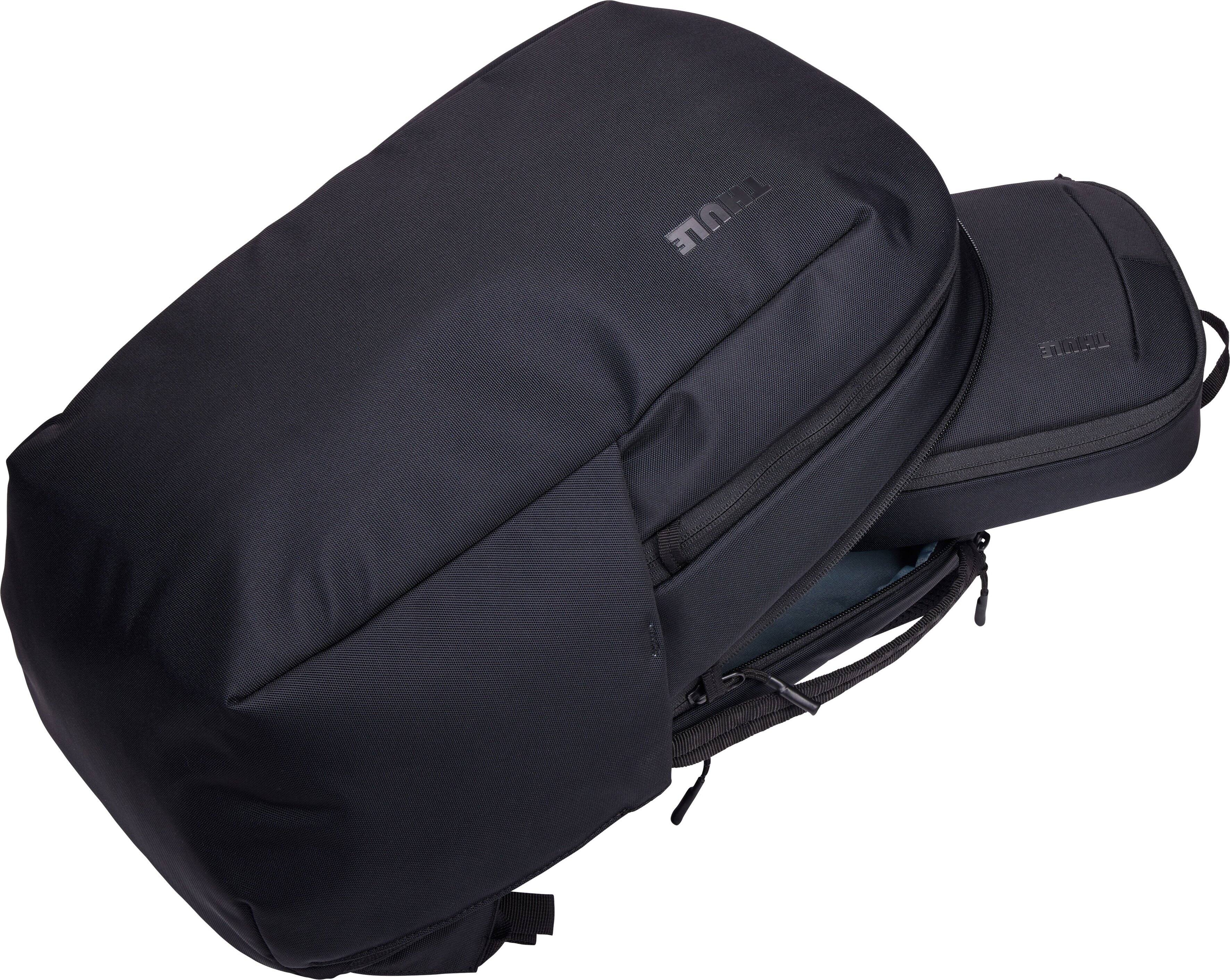 Alt View 15. Thule - Terra PowerShuttle - Large/Plus travel case for cords, cables, charger, power banks, AirPods, earbuds, headphones & more - BLACK.