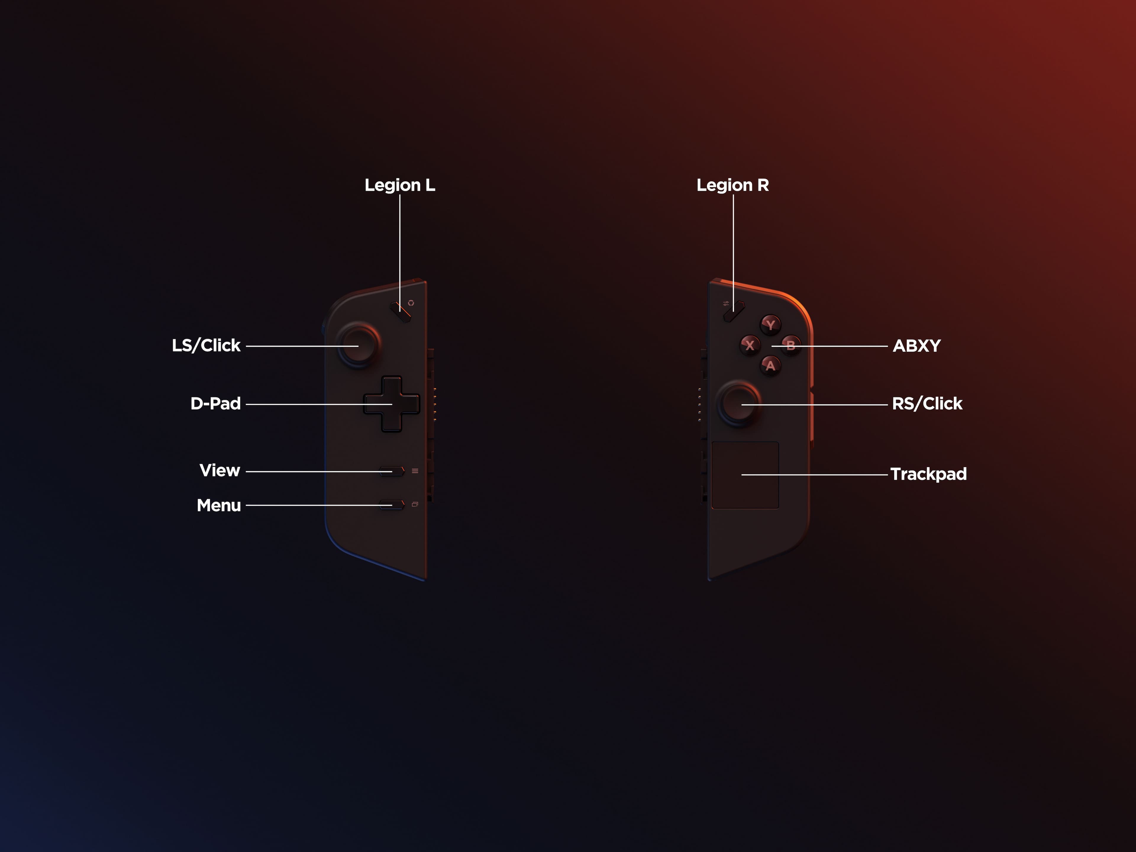 Alt View 17. Lenovo - Legion Go 8.8" 144Hz WQXGA Gaming Handheld - AMD Ryzen Z1 Extreme - 16GB with 1 TB SSD - Shadow Black.