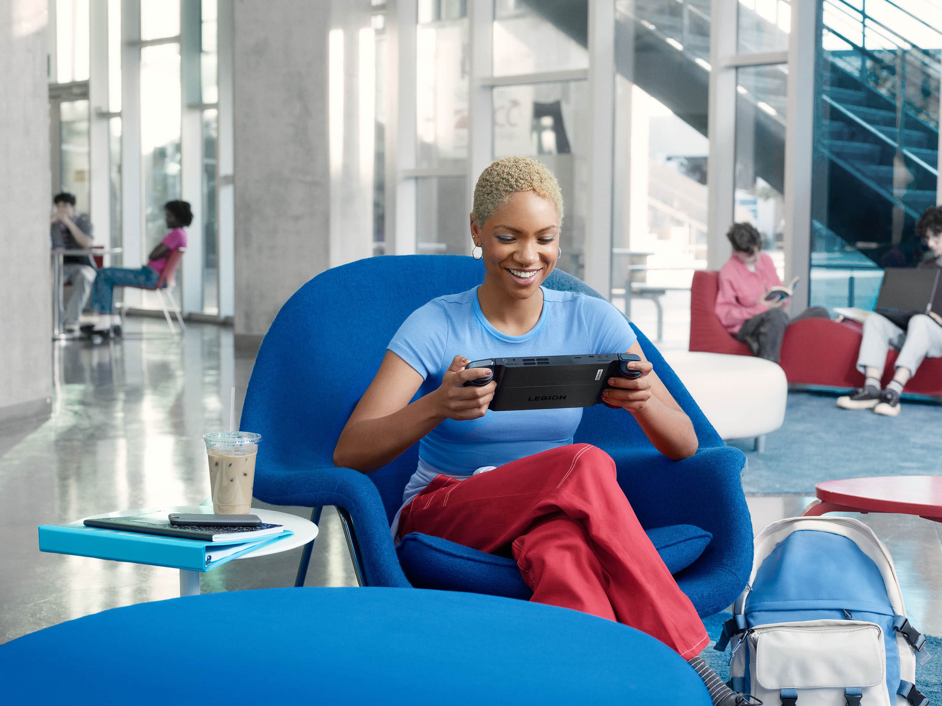 Alt View 25. Lenovo - Legion Go 8.8" 144Hz WQXGA Gaming Handheld - AMD Ryzen Z1 Extreme - 16GB with 1 TB SSD - Shadow Black.