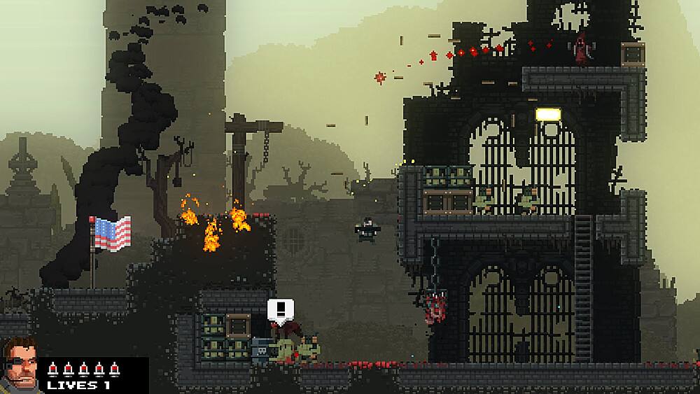 Left. Devolver Digital - Broforce.