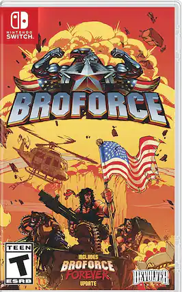 Front. Devolver Digital - Broforce. - T (Teen 13+)