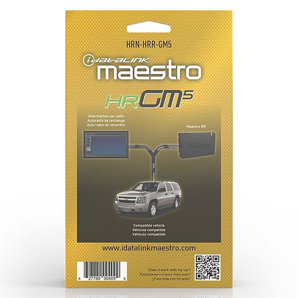 Angle. Maestro - Radio Wiring T-Harness for Select 2006+ BM Vehicles with Speaker and HU Connectors - Black.