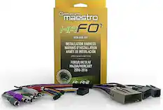 Front. Maestro - Radio Wiring T-Harness for Select 2006-16 Ford Vehicles with HU Connectors - Black.