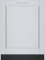 Bosch - 800 Series 24" Top Control Smart Built-In Stainless Steel Tub Dishwasher with 3rd Rack and 42 dBA - Custom Panel Ready - Front_Zoom