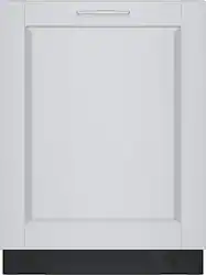 Bosch - 800 Series 24" Top Control Smart Built-In Dishwasher with 3rd Rack and 42 dBA - Custom Panel Ready - Front_Zoom