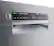 Alt View 2. Bosch - 300 Series 24" Front Control Smart Built-In Dishwasher, 46 dBA - Stainless Steel.