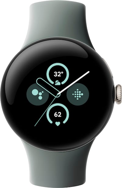 Google Pixel Watch 2 Champagne Gold Smartwatch with Hazel Active Google Pixel Watch 2 Champagne Gold Smartwatch with Hazel Active