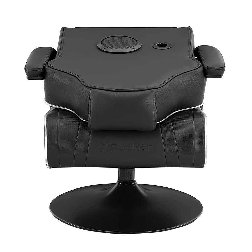Alt View 17. X Rocker - CXR3 LED Audio Pedestal Gaming Chair with Subwoofer - Black/LED.